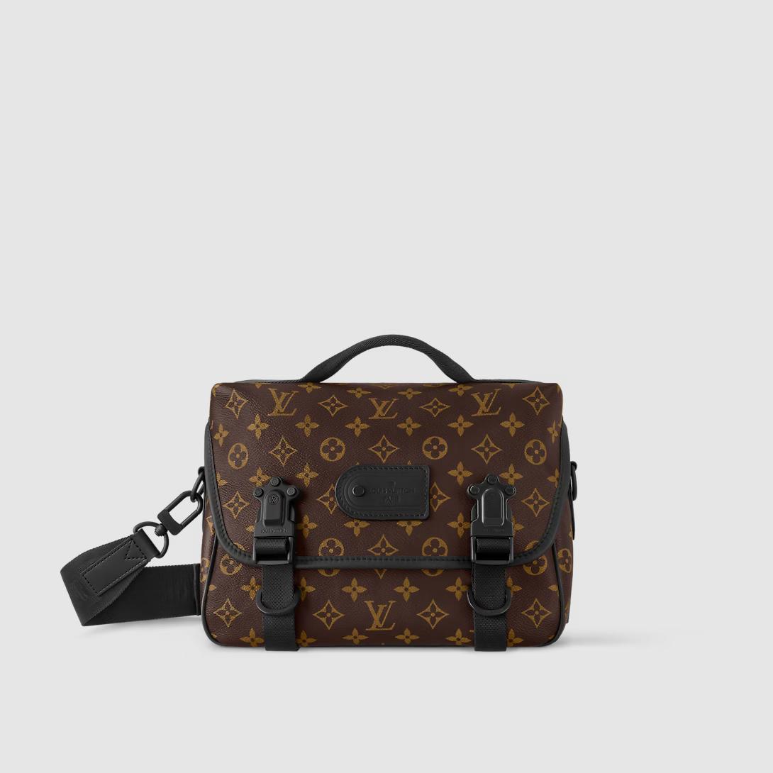 Túi Louis Vuitton Lv Trail Messenger Monogram Macassar Nam Nâu